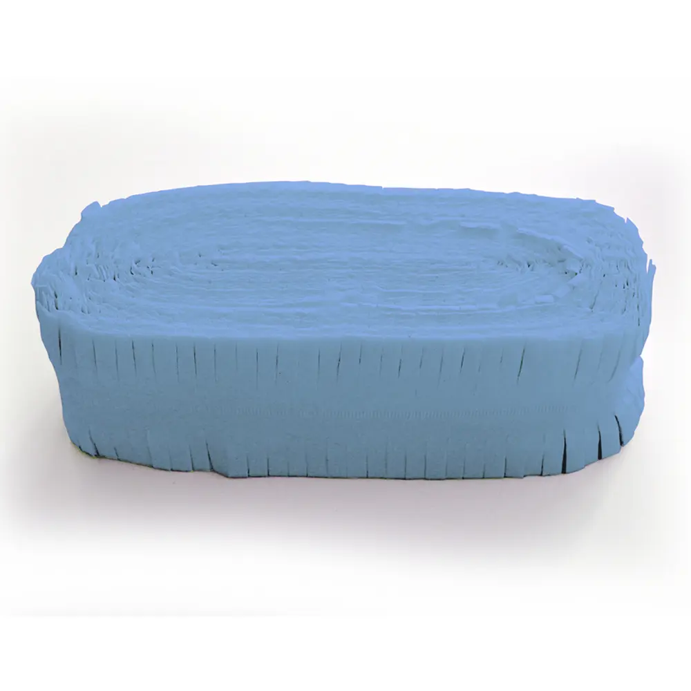 Ljusblått kräpp-band